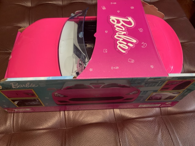Brand NEW — 14” Pink Barbie Car - photo 2