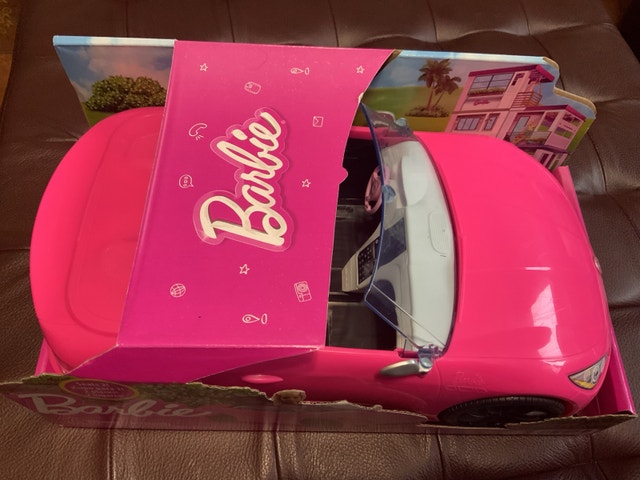 Brand NEW — 14” Pink Barbie Car - photo 3