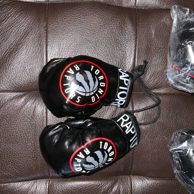 NEW Toronto Raptors Basketball Mini Boxing Gloves