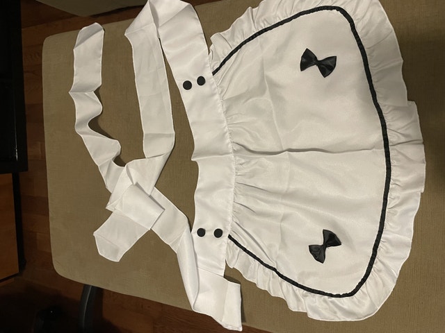 NEW White Apron — Maid Apron - photo 5