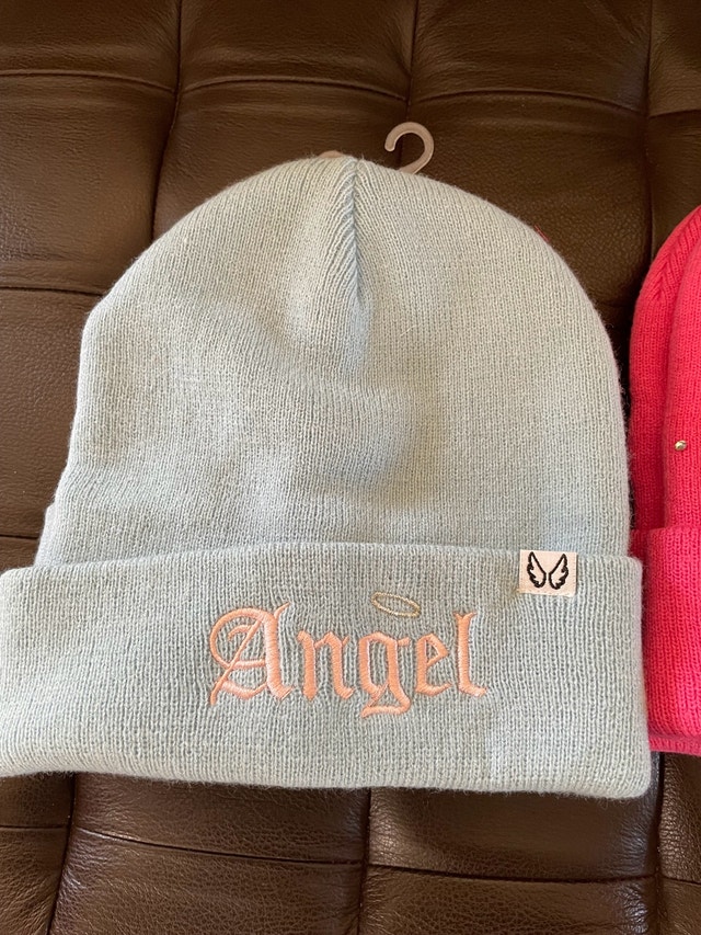 NEW Claire’s Beanie Hats $10 each — Babygirl Brat Angel - photo 4