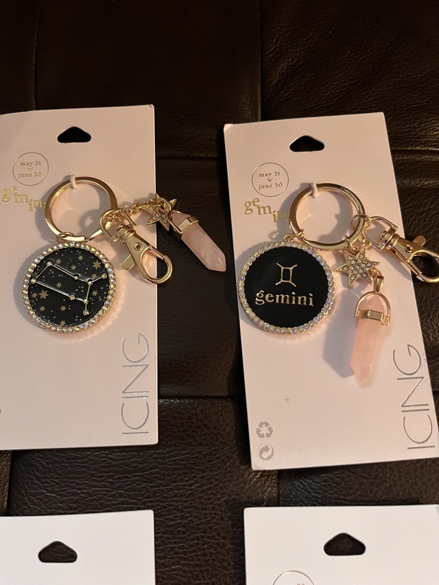 Zodiac Keychain $5 each Virgo Pieces Sagittarius Gemini Scorpio - photo 3