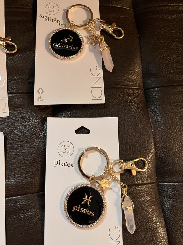Zodiac Keychain $5 each Virgo Pieces Sagittarius Gemini Scorpio - photo 4