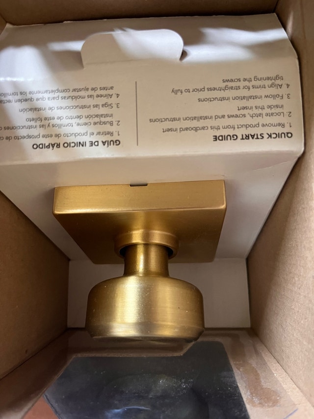 Schlage Door Knob — Hall Passage Knob (non-locking) - photo 2