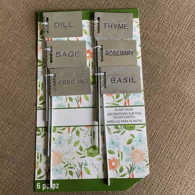 NEW — Metal Plant Picks — Herb Garden Labels - photo 2