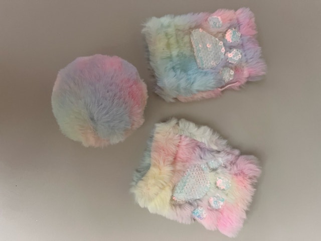 3-Piece Bunny Ears Headband Set with Paws & Tail - photo 2