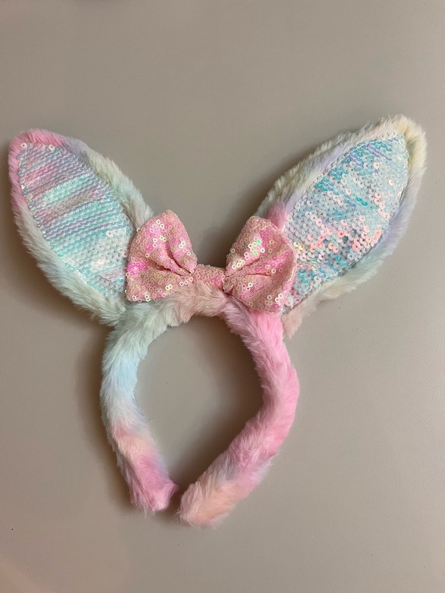 3-Piece Bunny Ears Headband Set with Paws & Tail - photo 3