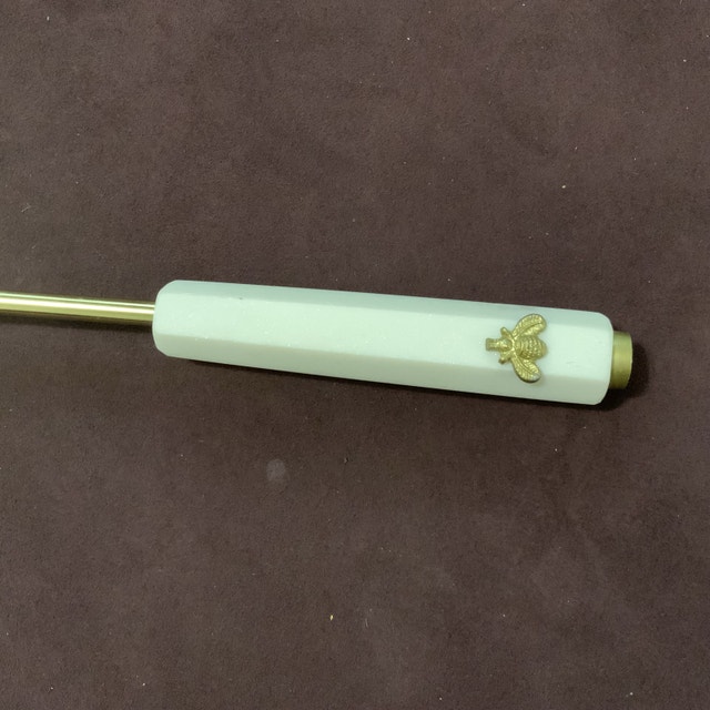 Marble Honeycomb Serving Fork Used - photo 2