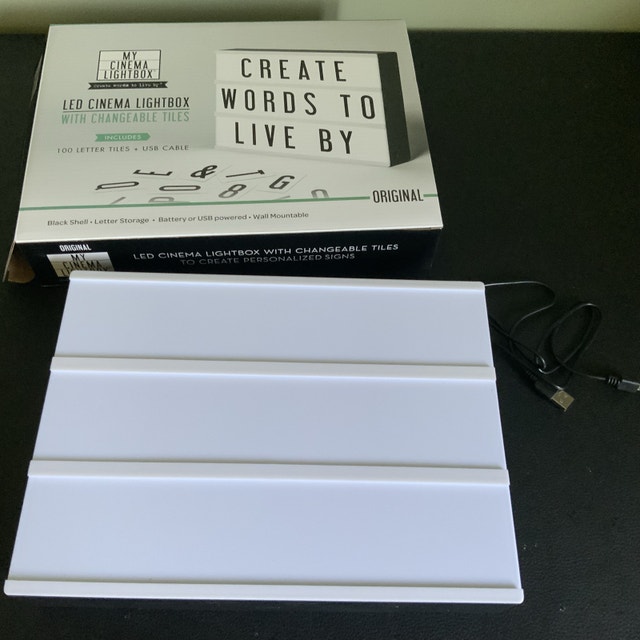 Brand NEW My Cinema Lightbox LED Display 30”x23”