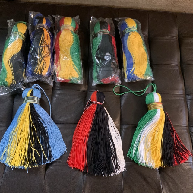NEW Caribbean Country Colours Tassel 8-Inch
