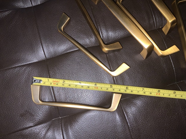 Brand NEW — Set of 10 Cabinet Drawer Pulls Door Handles Gold - photo 4