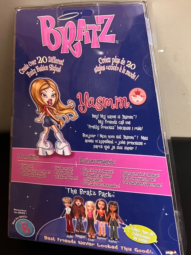 Bratz Xpress It! Yasmin doll, first released in 2001 - photo 3
