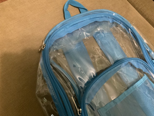 Brand NEW Clear Blue Backpack - photo 3