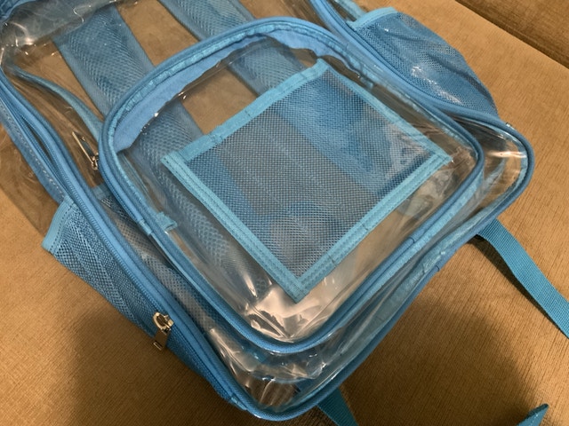 Brand NEW Clear Blue Backpack - photo 4