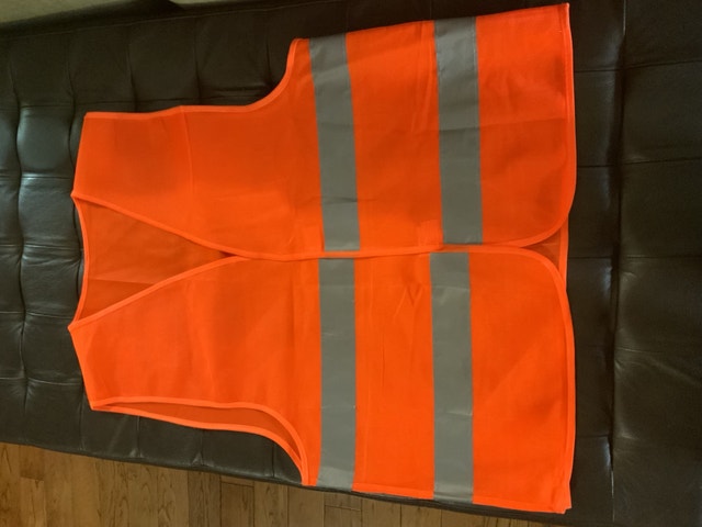 NEW Safety Vests High Visibility One Size Lightweight