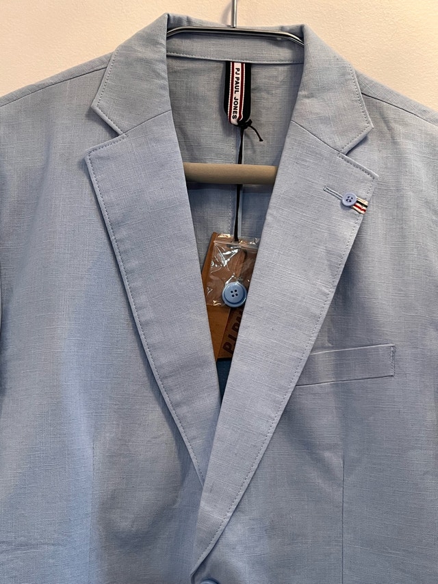 NEW with Tags — PJ Paul Jones Casual Blue Blazer Men Size Medium - photo 2