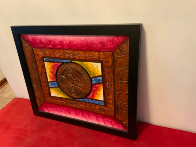 Wood Framed Painting — 26.5” x 23” (x1.5”) — Home Decor - photo 2