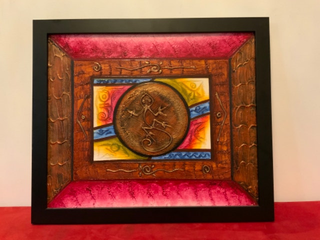 Wood Framed Painting — 26.5” x 23” (x1.5”) — Home Decor - photo 5
