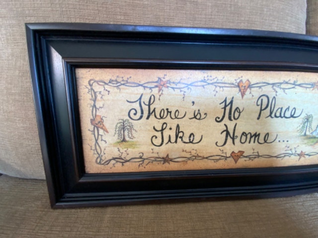 Wood Framed "There’s No Place Like Home" by Mary Ann June - photo 3