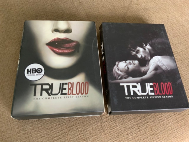 True Blood Seasons 1 & 2 Box Sets - $10 Each