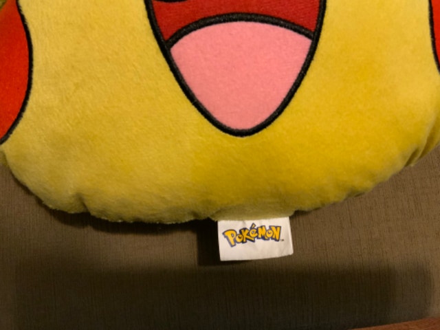 Pikachu Pokemon Plush Pillow 12” x 14” - photo 5