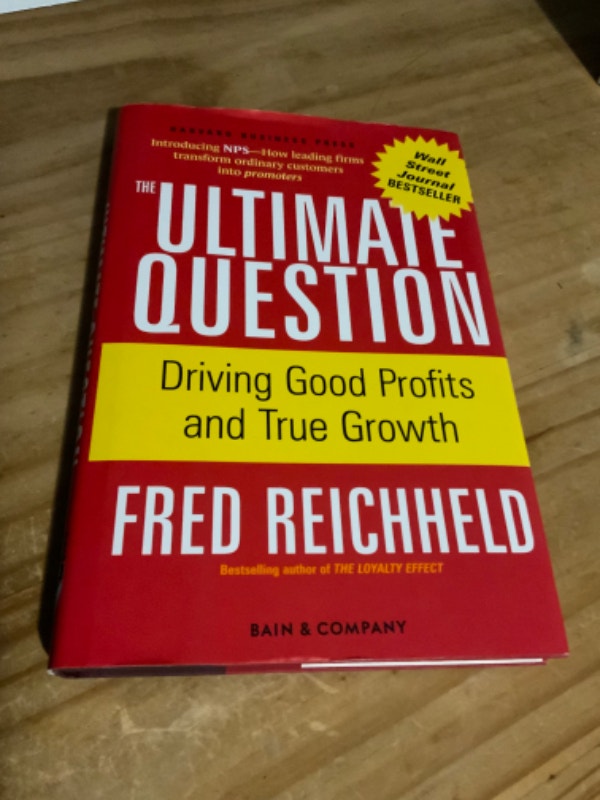 Book — Ultimate Question — by Fred Reichheld