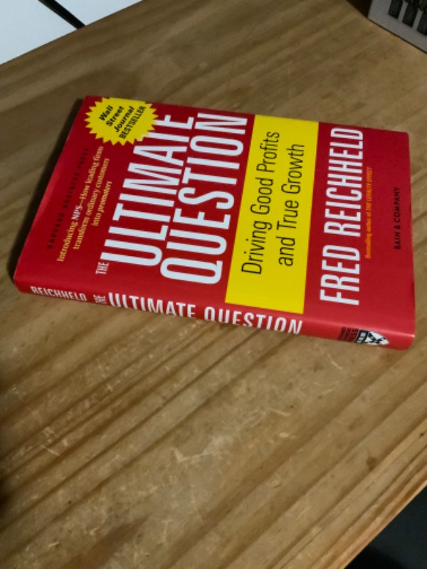 Book — Ultimate Question — by Fred Reichheld - photo 3