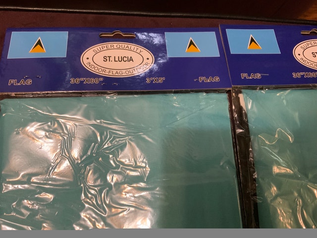 St. Lucia Flag - 3' x 5' - $25 Each - Country Flags - photo 2