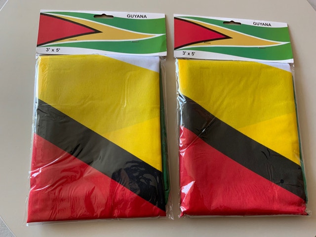 Guyana Flag — 3’ x 5’ — $25 each - photo 4