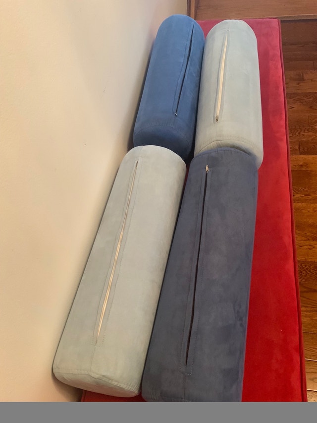 Roll Pillows — 20” x 6” — Decorative Pillows $20 each - photo 3