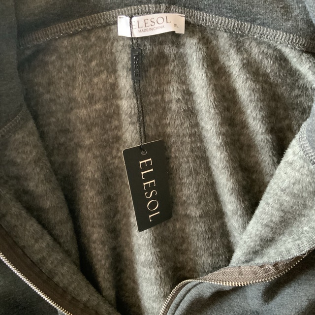NEW — Elesol Zip Up Fleece Lined Hoodie Women XL - photo 4