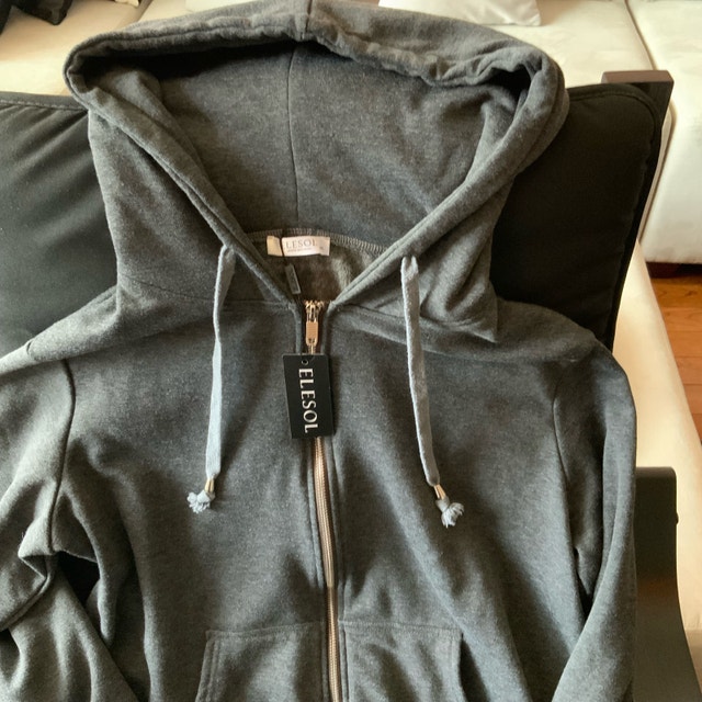 NEW — Elesol Zip Up Fleece Lined Hoodie Women XL - photo 5