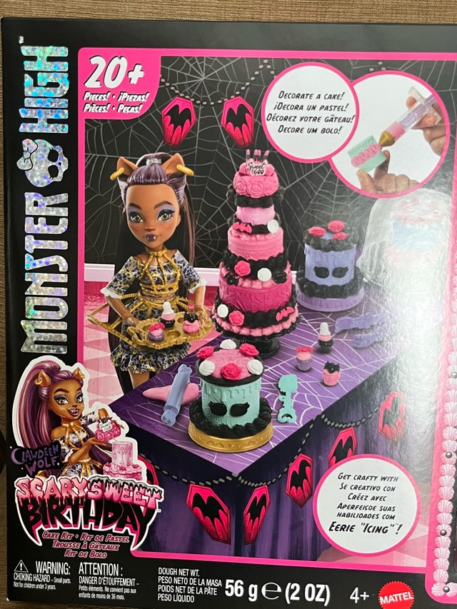 Brand NEW Monster High Clawdeen Wolf Doll Scary Sweet Birthday - photo 3