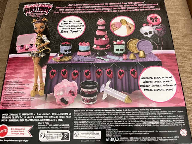 Brand NEW Monster High Clawdeen Wolf Doll Scary Sweet Birthday - photo 4