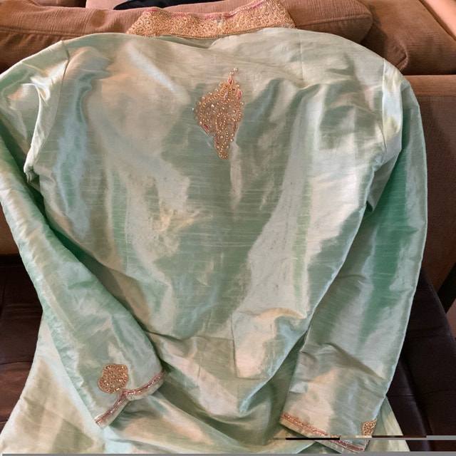 Men’s Kurta — Size 42 — Fully Lined Embellished Long Kurta - photo 2