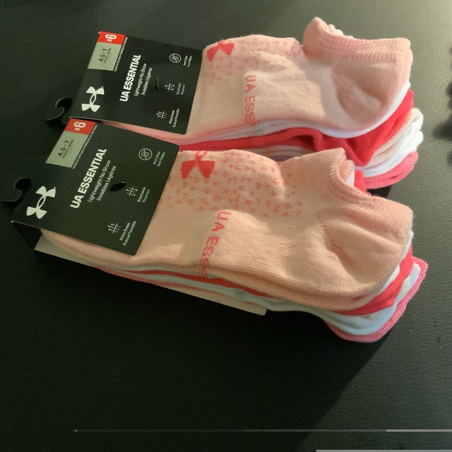 NEW 6-Pack Under Armour Socks  — fits 4.5-7 - photo 3