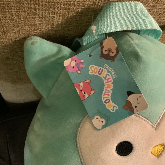 NEW Squishmallow Original 14” Owl Winston Mini Backpack - photo 2