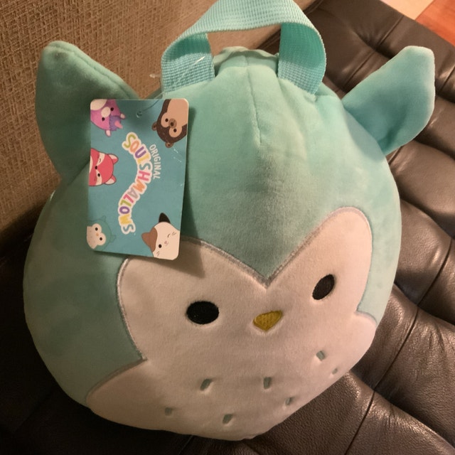 NEW Squishmallow Original 14” Owl Winston Mini Backpack - photo 4