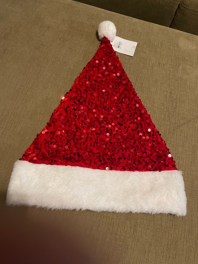 NEW — $10 each Christmas Headband and Santa Sequin Hat - photo 5