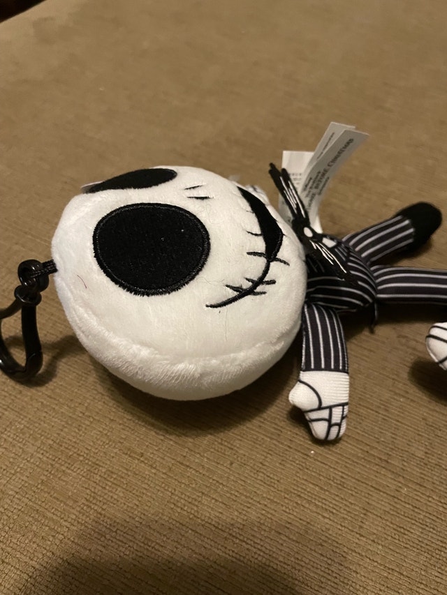 Disney 6" Plush Clip Jack Skellington Nightmare Before Christmas - photo 4