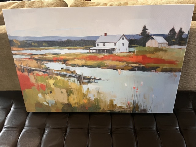 Brand NEW Canvas Print 18"x27"x1.75" - Countryside House - photo 3