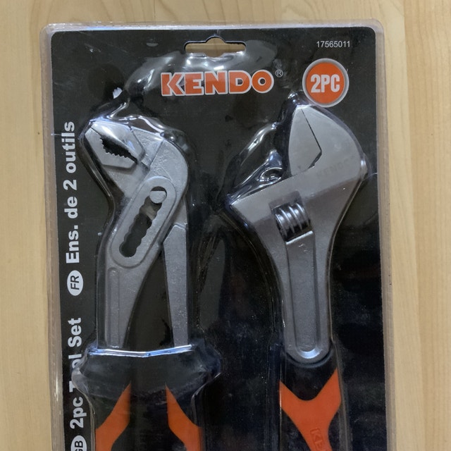 NEW Kendo Groove Joint Pliers and Adjustable Wrench Tool Set - photo 2