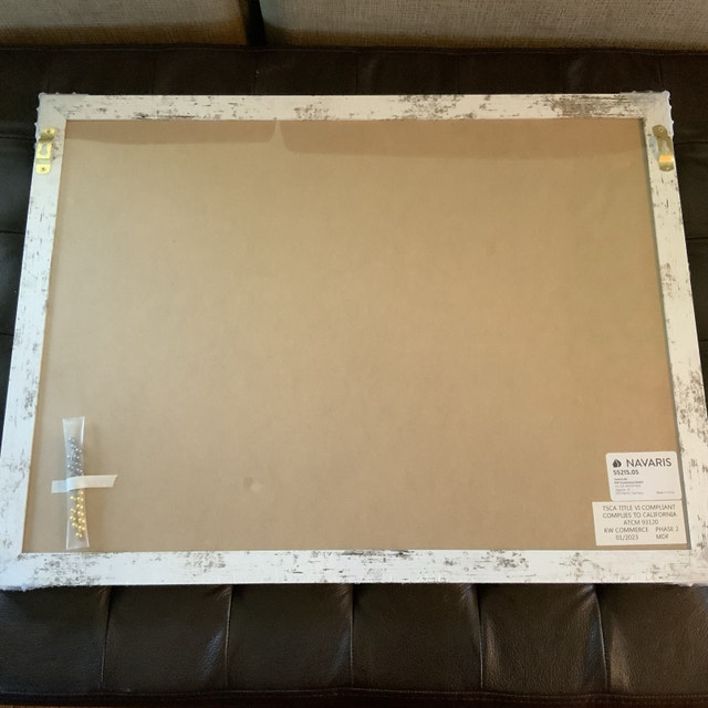 Navaris Plush Framed Bulletin Board 23.6”x17.7” with pins - photo 4