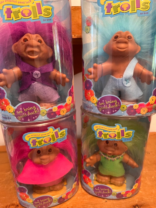 DAM Trolls $25 each Good Luck Charm Approx 5-inch