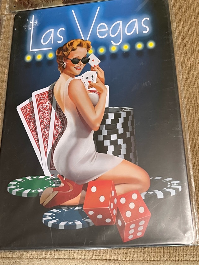 Pinup Girl Metal Signs $10 each Vintage-Style Retro 8”x12” - photo 4