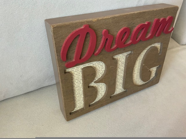 Dream Big Wall Sign — Decor - photo 2