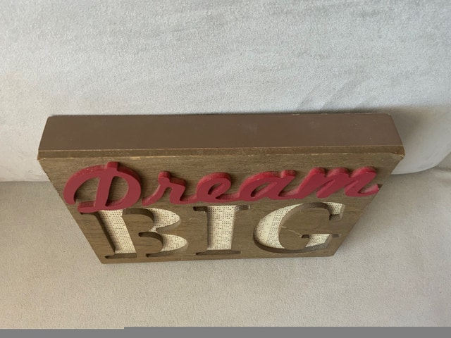Dream Big Wall Sign — Decor - photo 3
