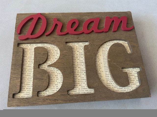 Dream Big Wall Sign — Decor - photo 5