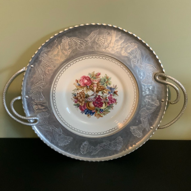 Vintage Faberware Tray — 14.5” Triumph Limoges Imperial Victoria