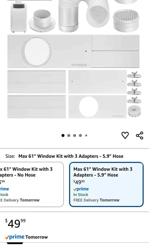 Portable AC Window Seal Kit